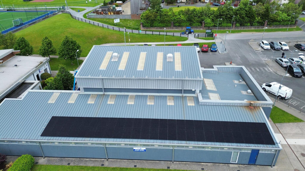 Naas Sport Centre solar panel installation